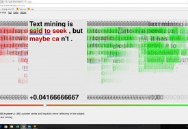 Text mining and experimental typewriters