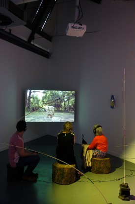 Kairos Time, afstudeertentoonstelling Master Fine Arts Piet Zwart Institute, 2014 - foto Aad Hoogendoorn