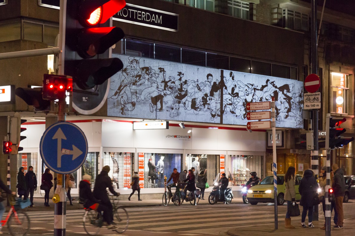 Eerbetoon aan een Avenue 2014 - Han Hoogerbrugge, Dow Jones II (2013) - foto Jannes Linders