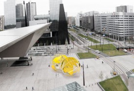 Olafur Eliasson, design sketch Kissing Earth for Stationsplein (2014)