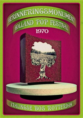 John Blaak, ontwerp herinneringsmonument Holland Pop Festival 70